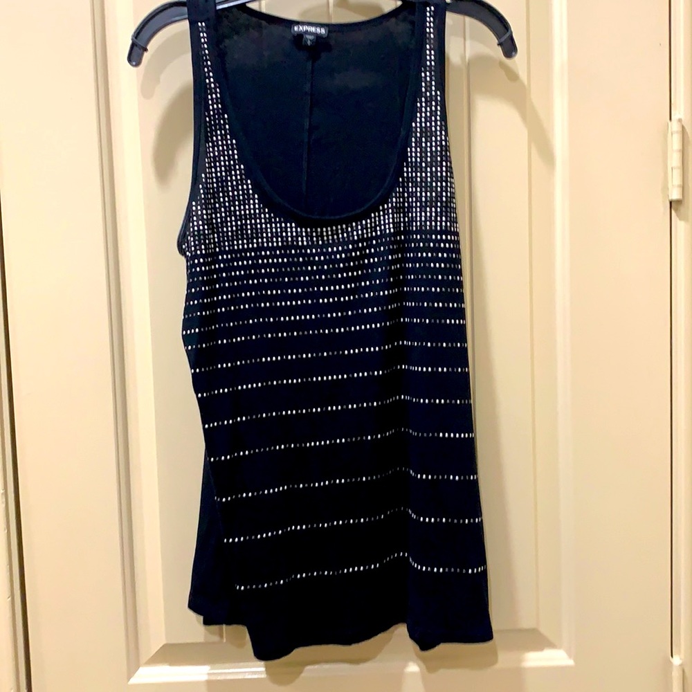 Express beaded tank top